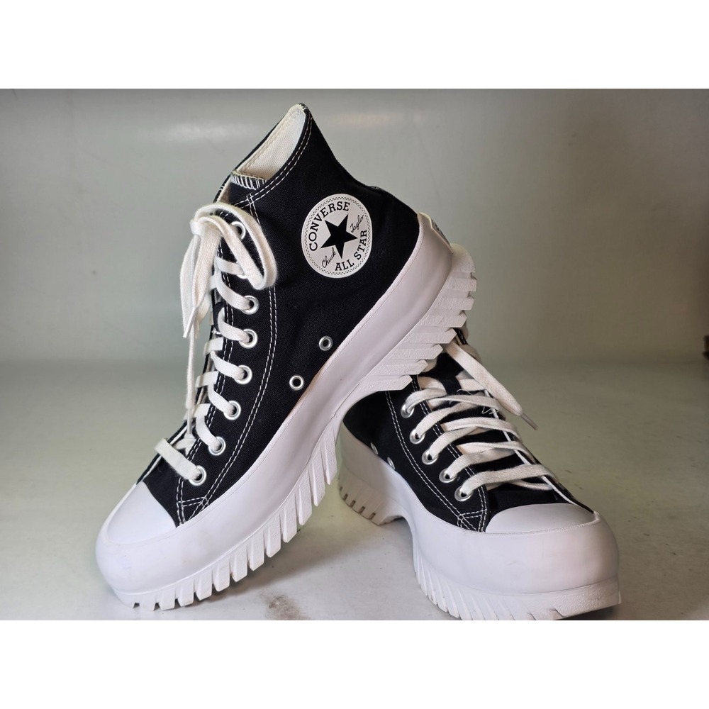 Converse Chuck Taylor All Star Lugged 2.0 Women's Sneakers Size 10 Men's 8 Black - Picture 4 of 14